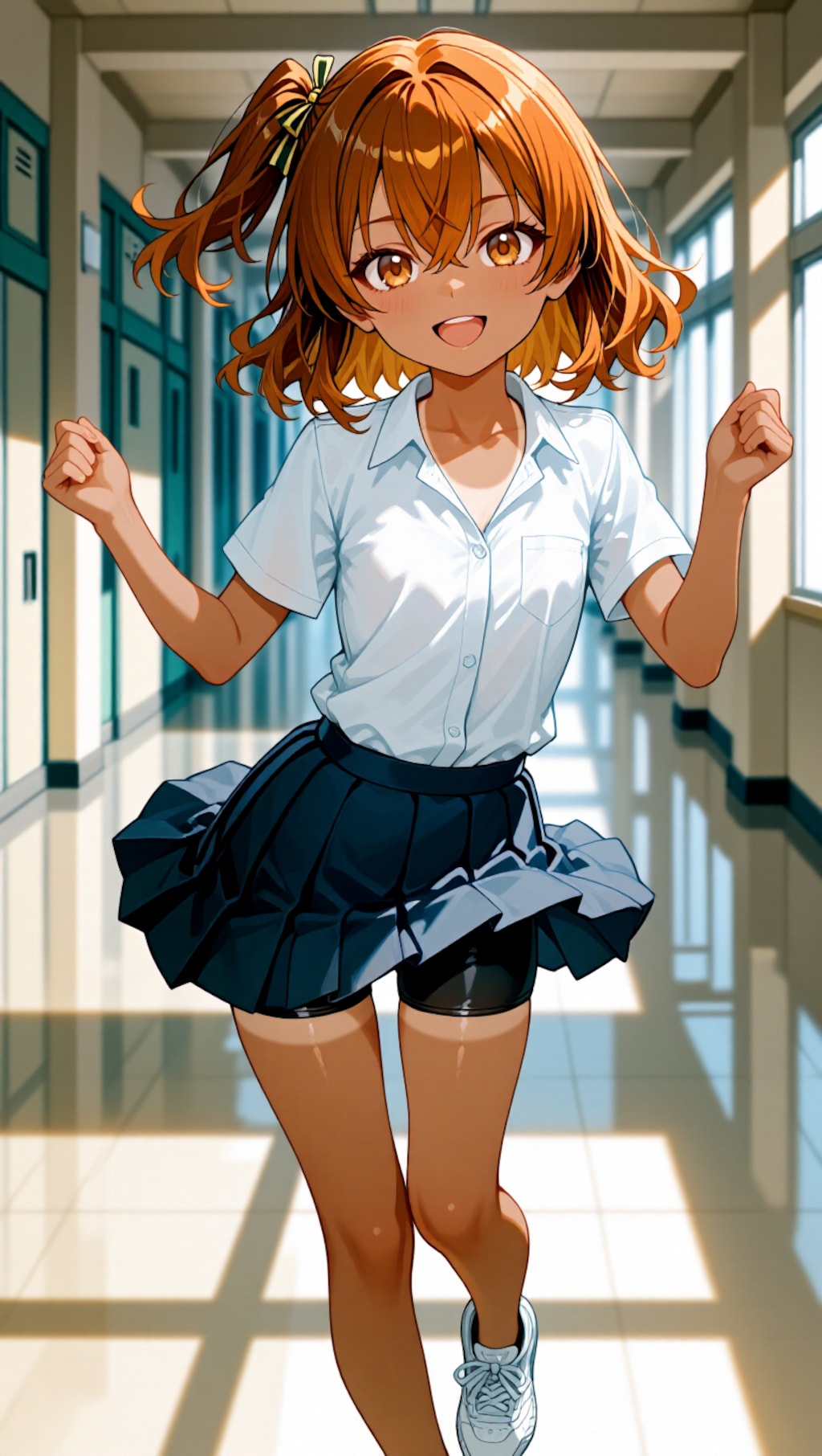 褐色オレンジ妹ちゃん