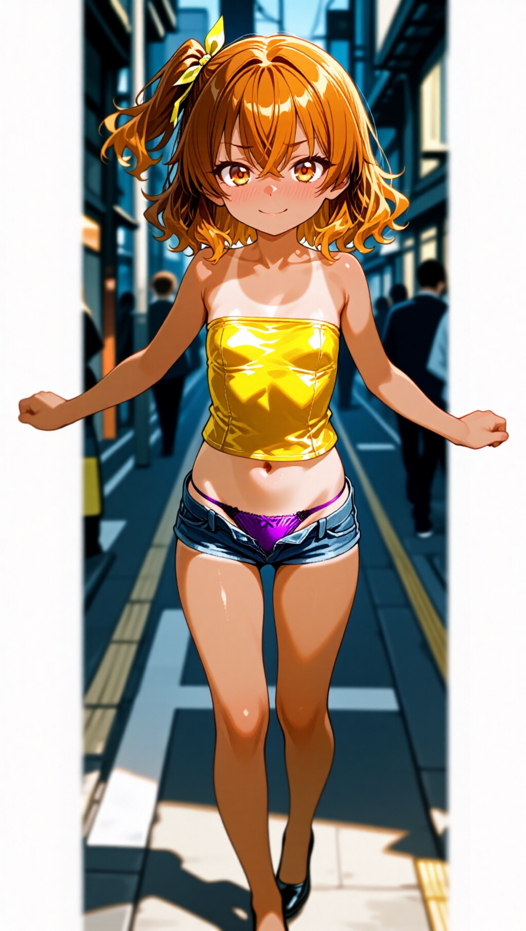 褐色オレンジ妹ちゃん