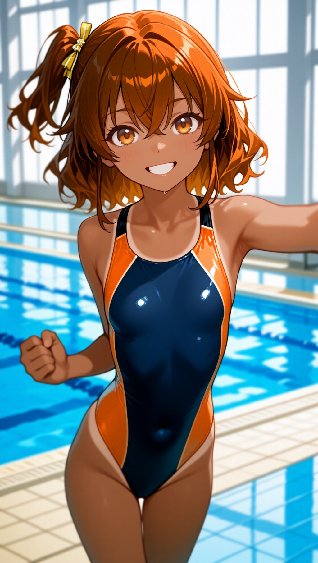 褐色オレンジ妹ちゃん