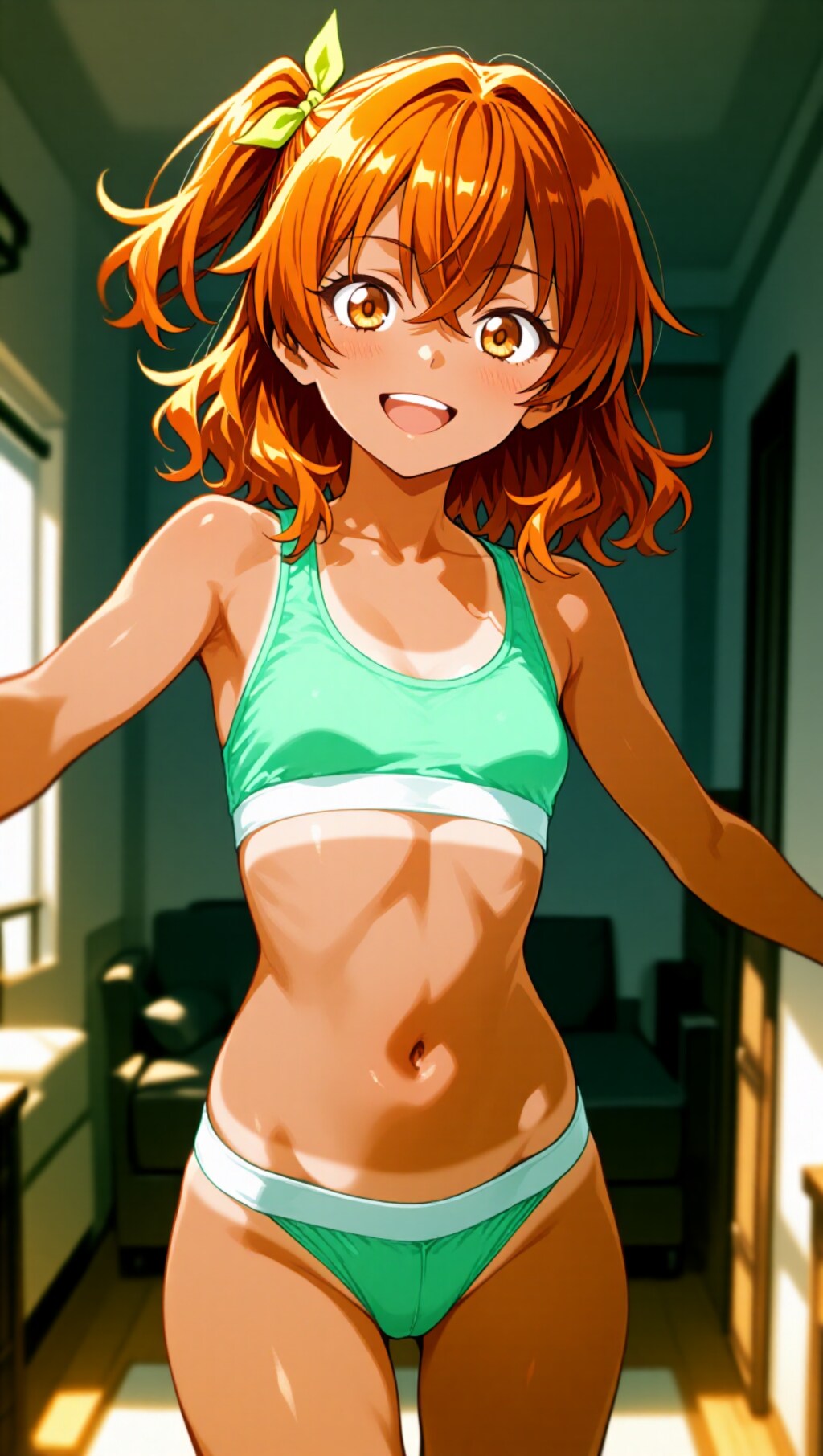 褐色オレンジ妹ちゃん