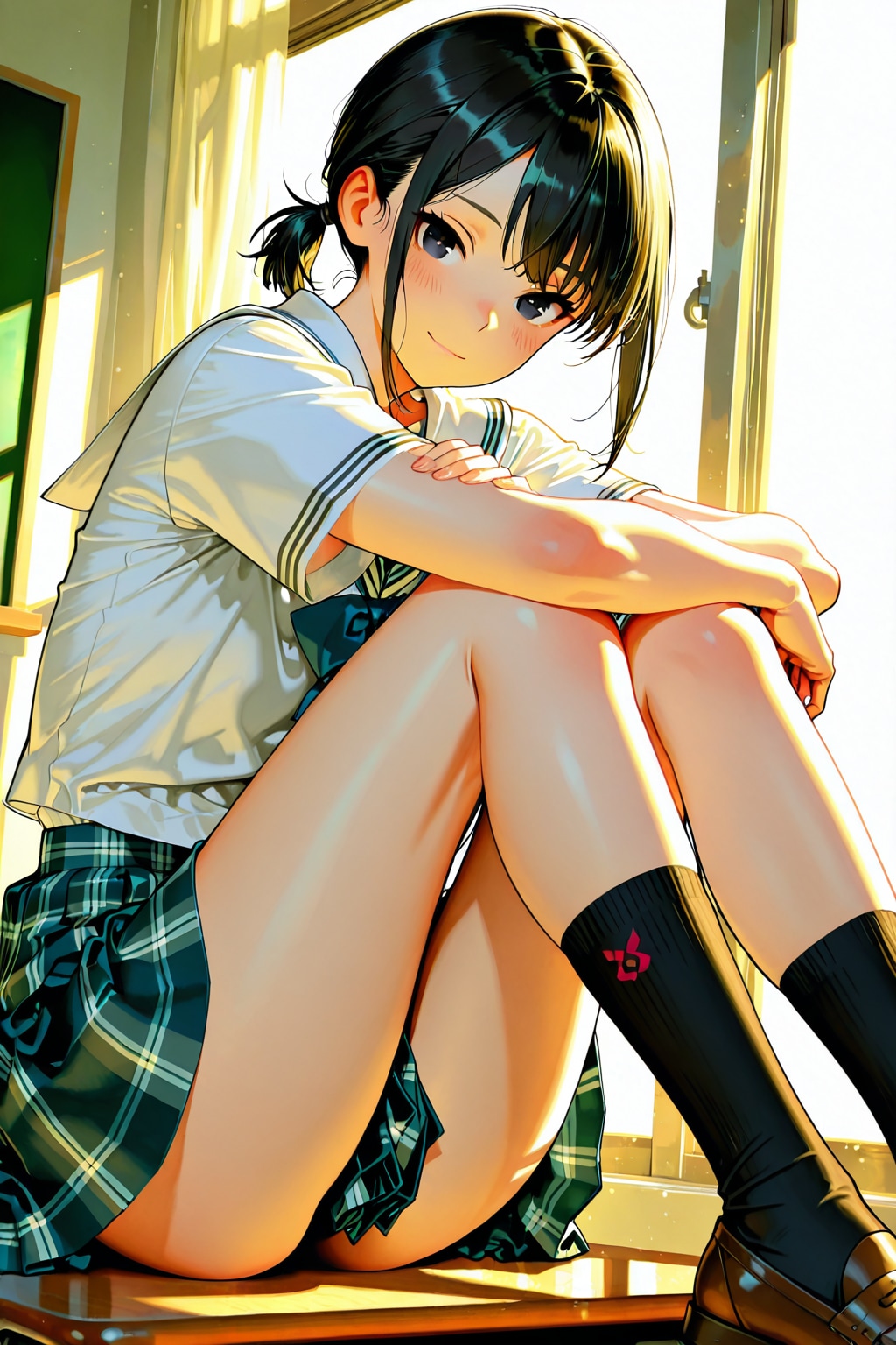 教室の少女