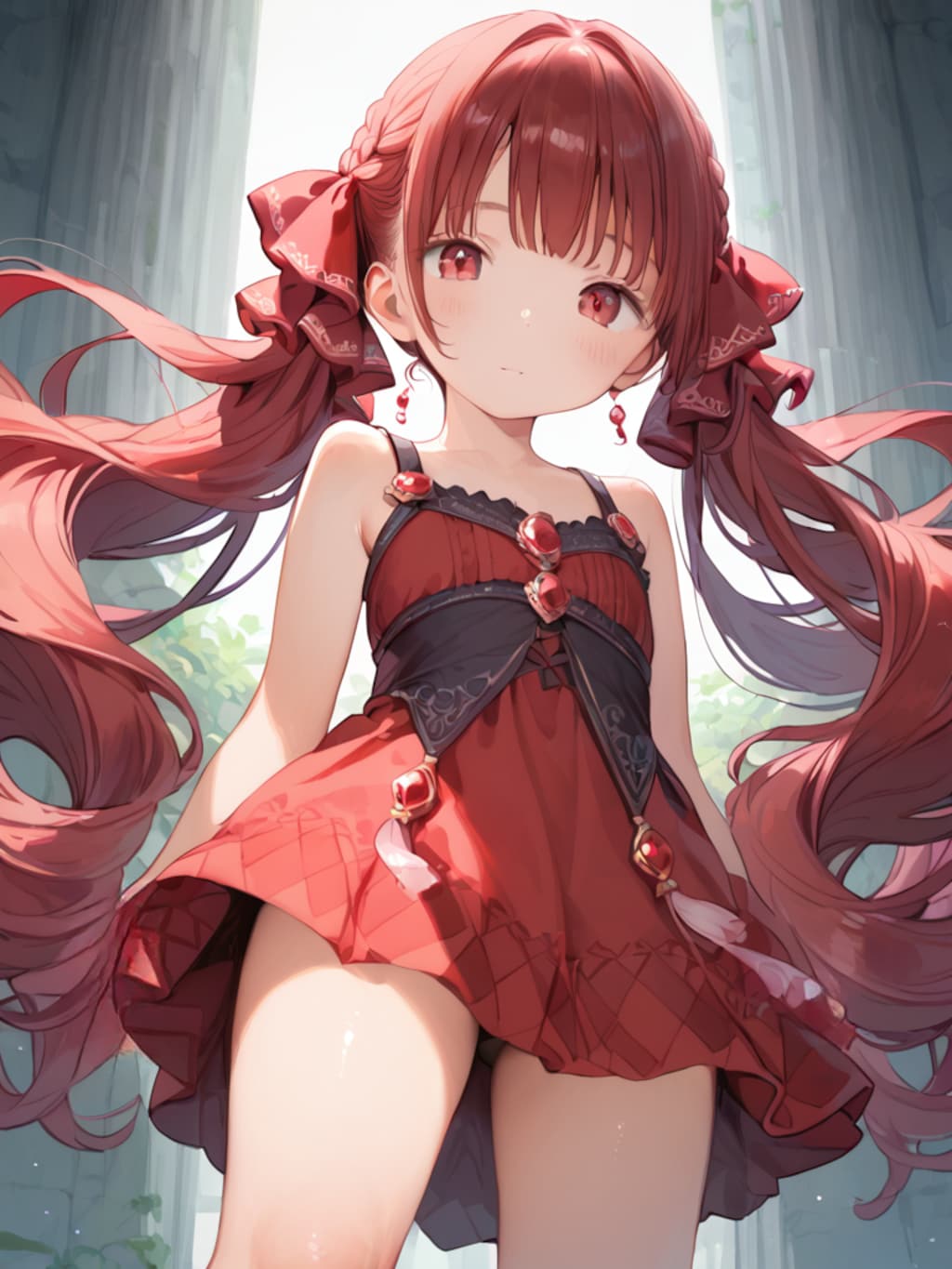 誕生石を擬人化【ルビー】（１２枚）