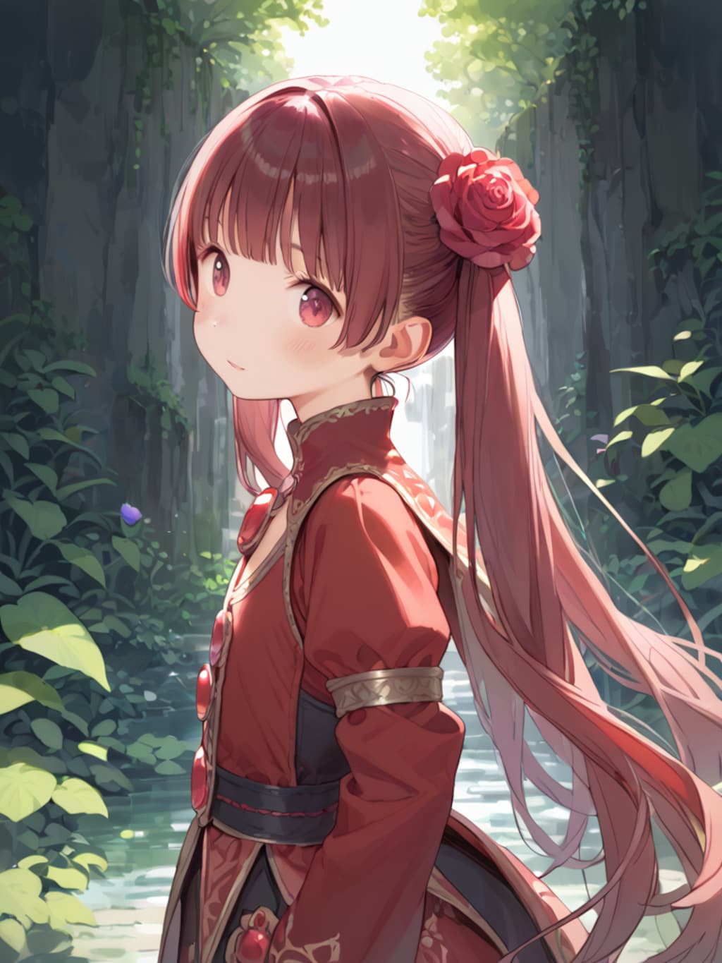 誕生石を擬人化【ルビー】（１２枚）