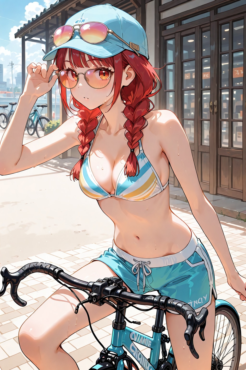 水着とサングラス　３