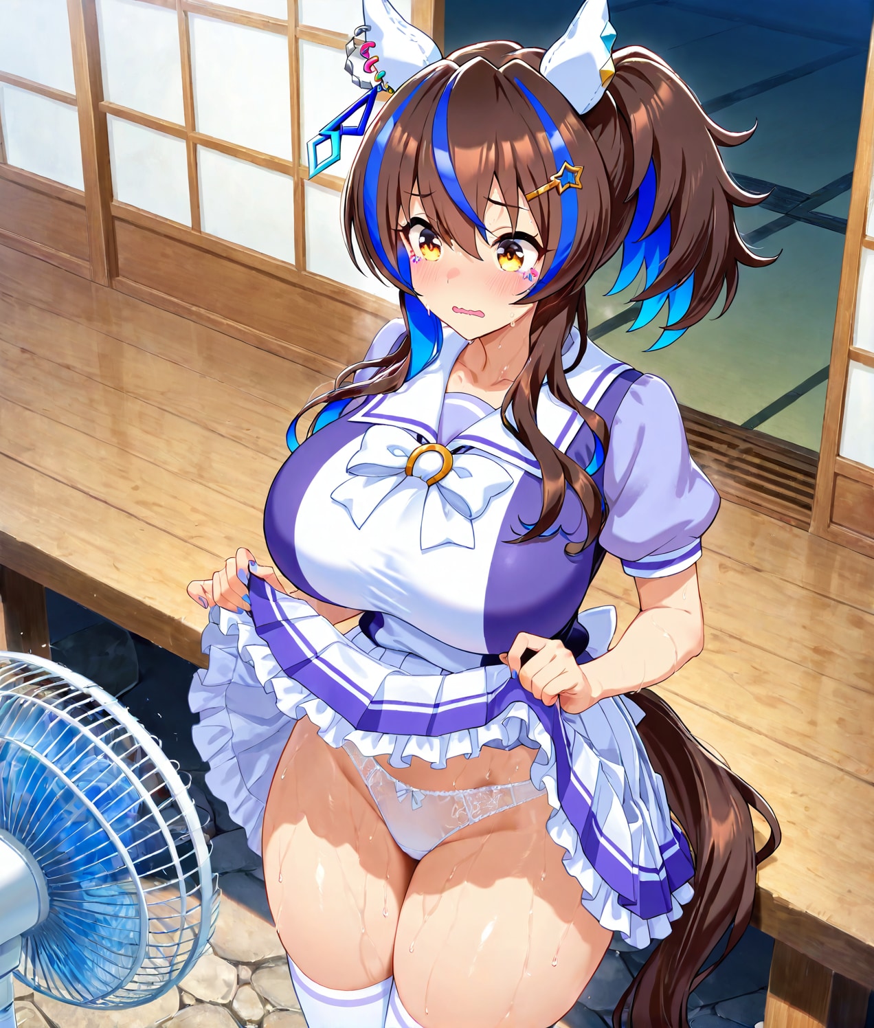 暑すぎん！？トレぴの部屋に避難案件なんだが