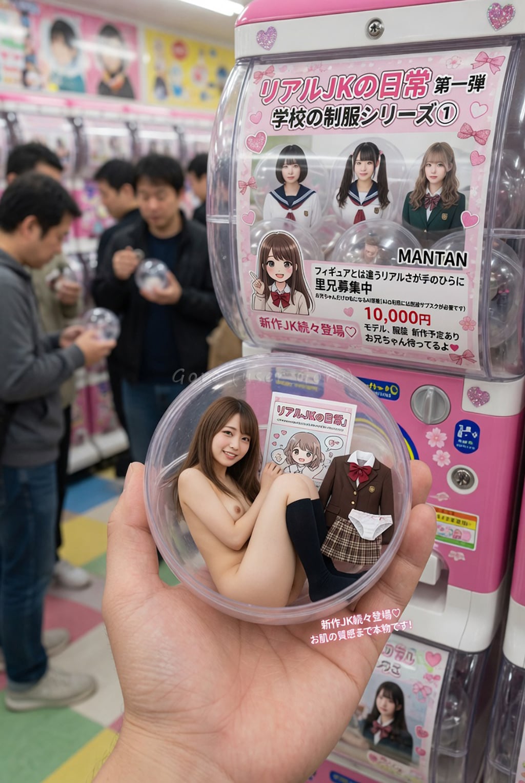 借金返済？JKガチャガチャ発売！