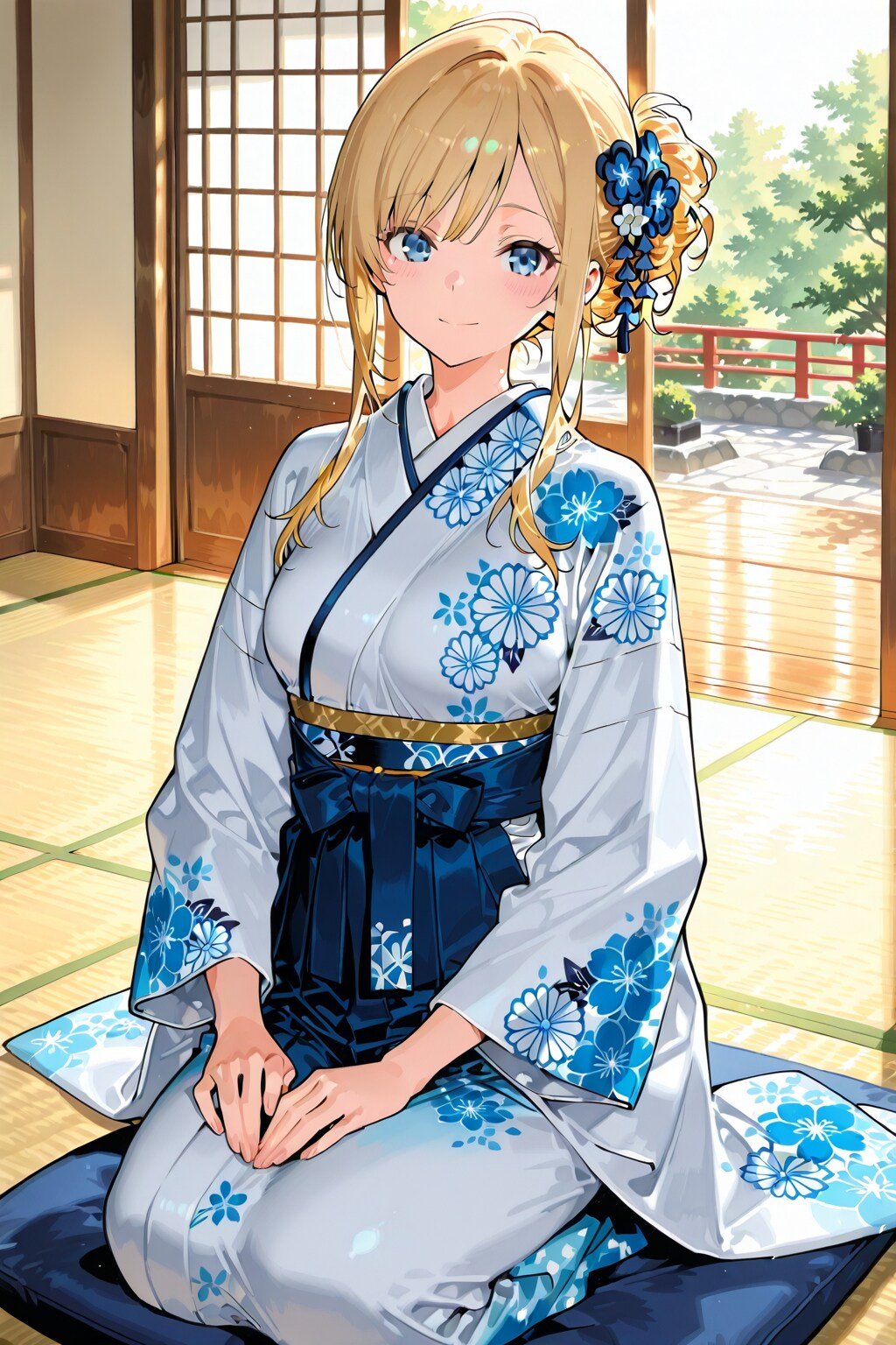 金髪×和服