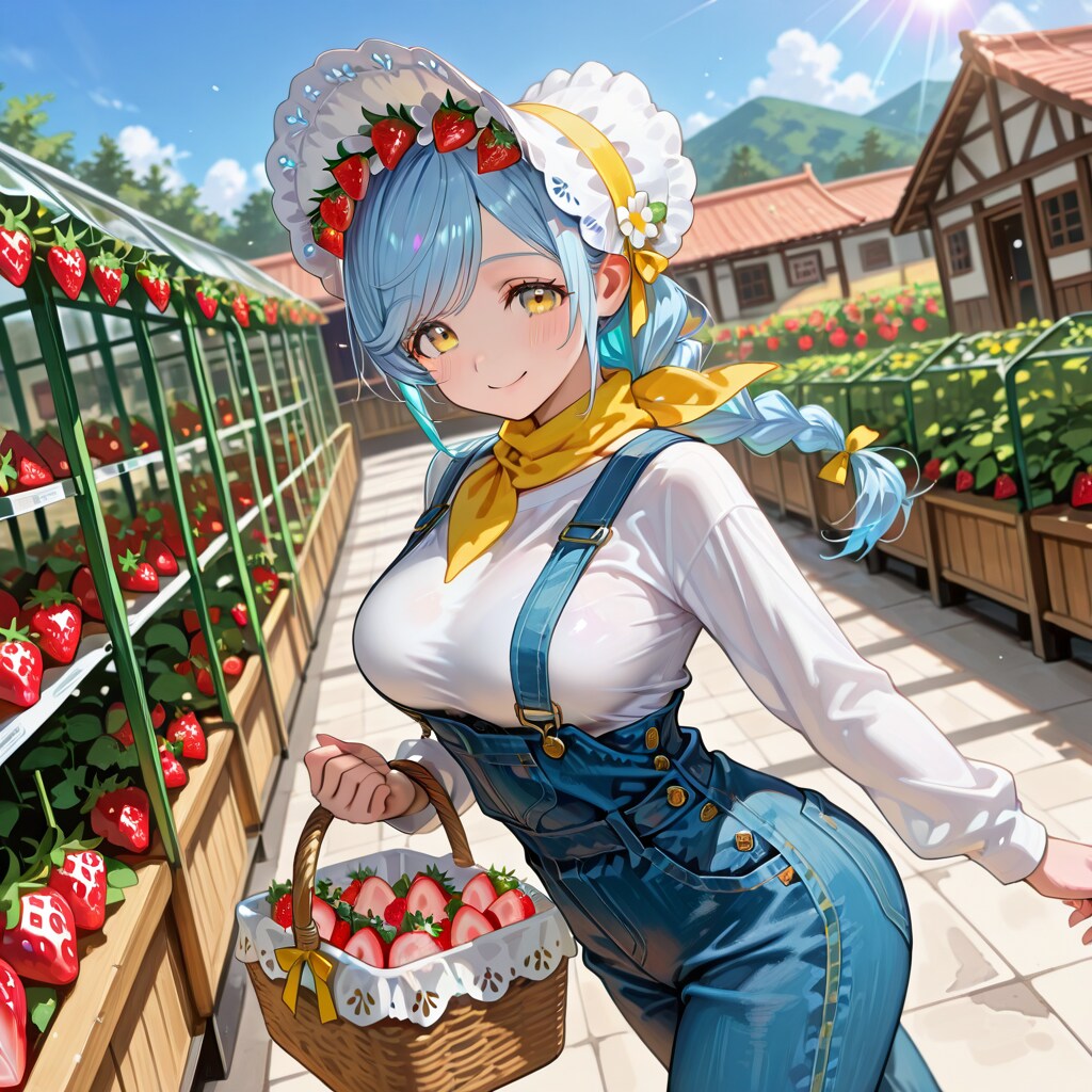Bonnet×いちご装飾