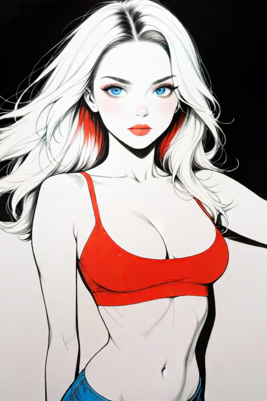 partially colored