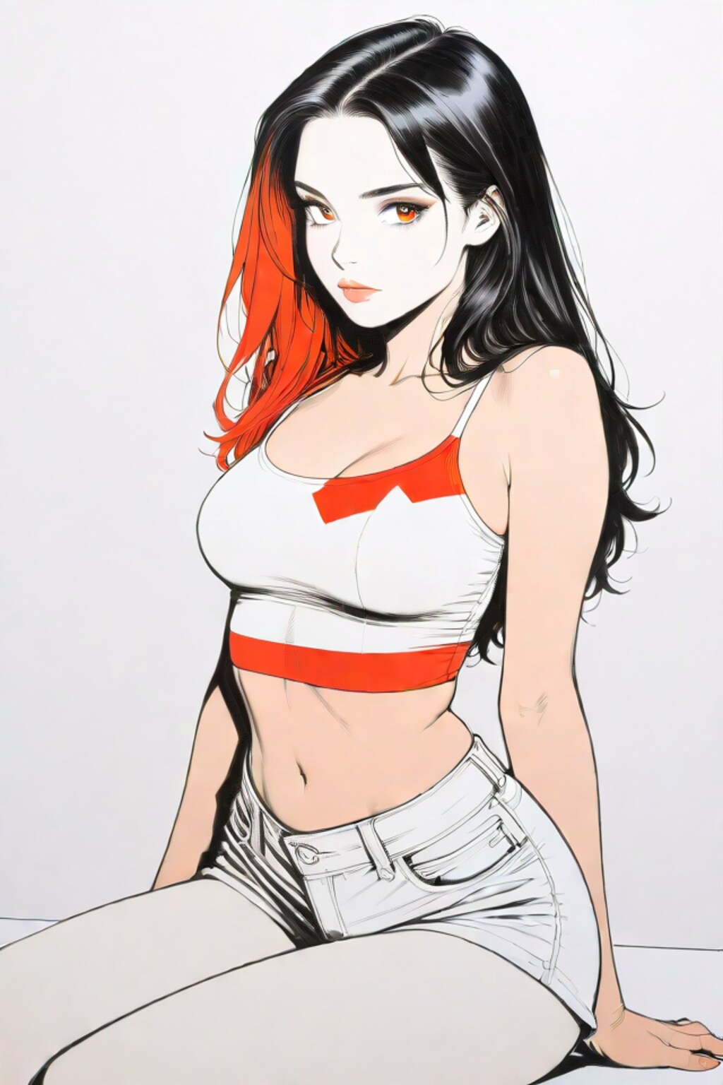 partially colored