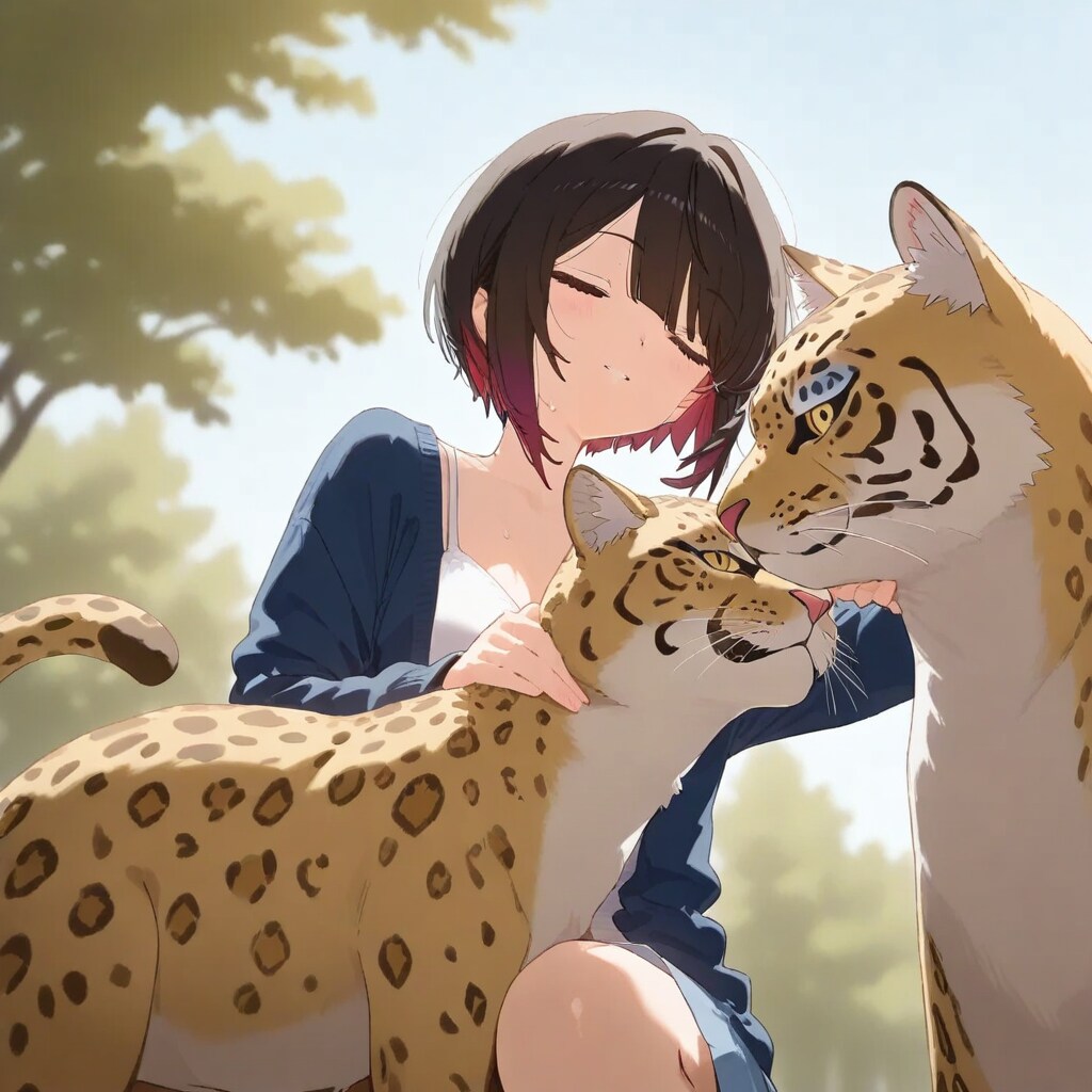 豹と少女_BUTTER