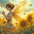 ひまわり畑の妖精 2 2枚目