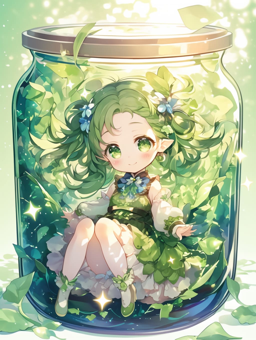 「瓶詰の少女」碧07