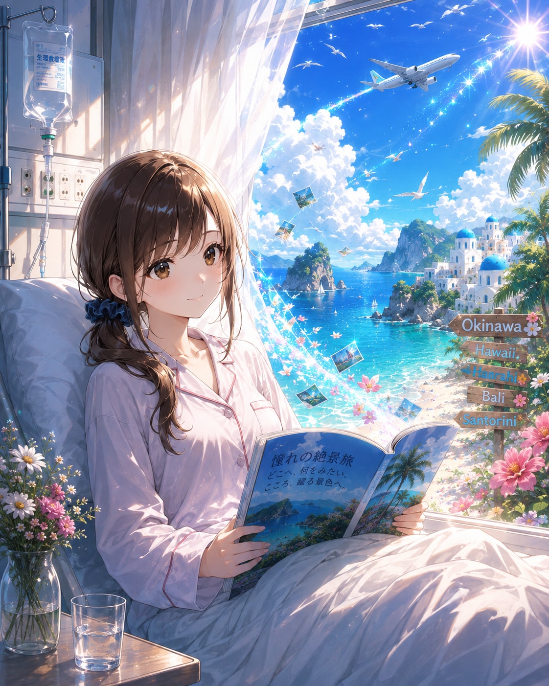 退院したら、どこへ行こう。 | の人気AIイラスト・グラビア