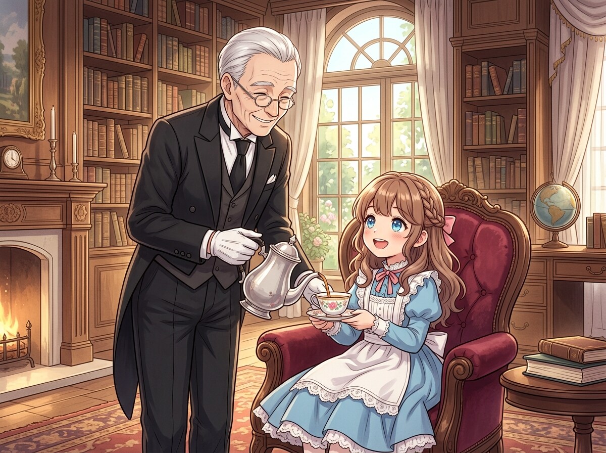 ベテランの人たちとかわいいお嬢様