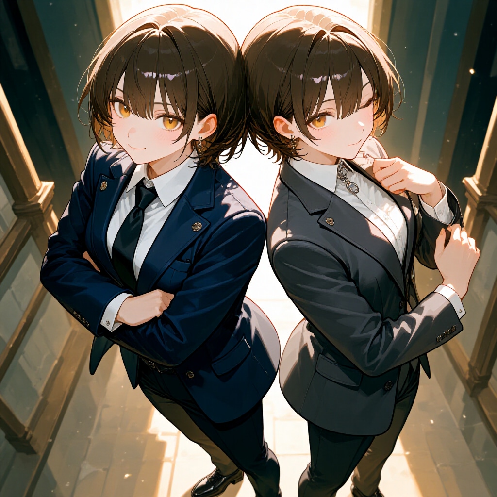 刑事ツインズ | の人気AIイラスト・グラビア