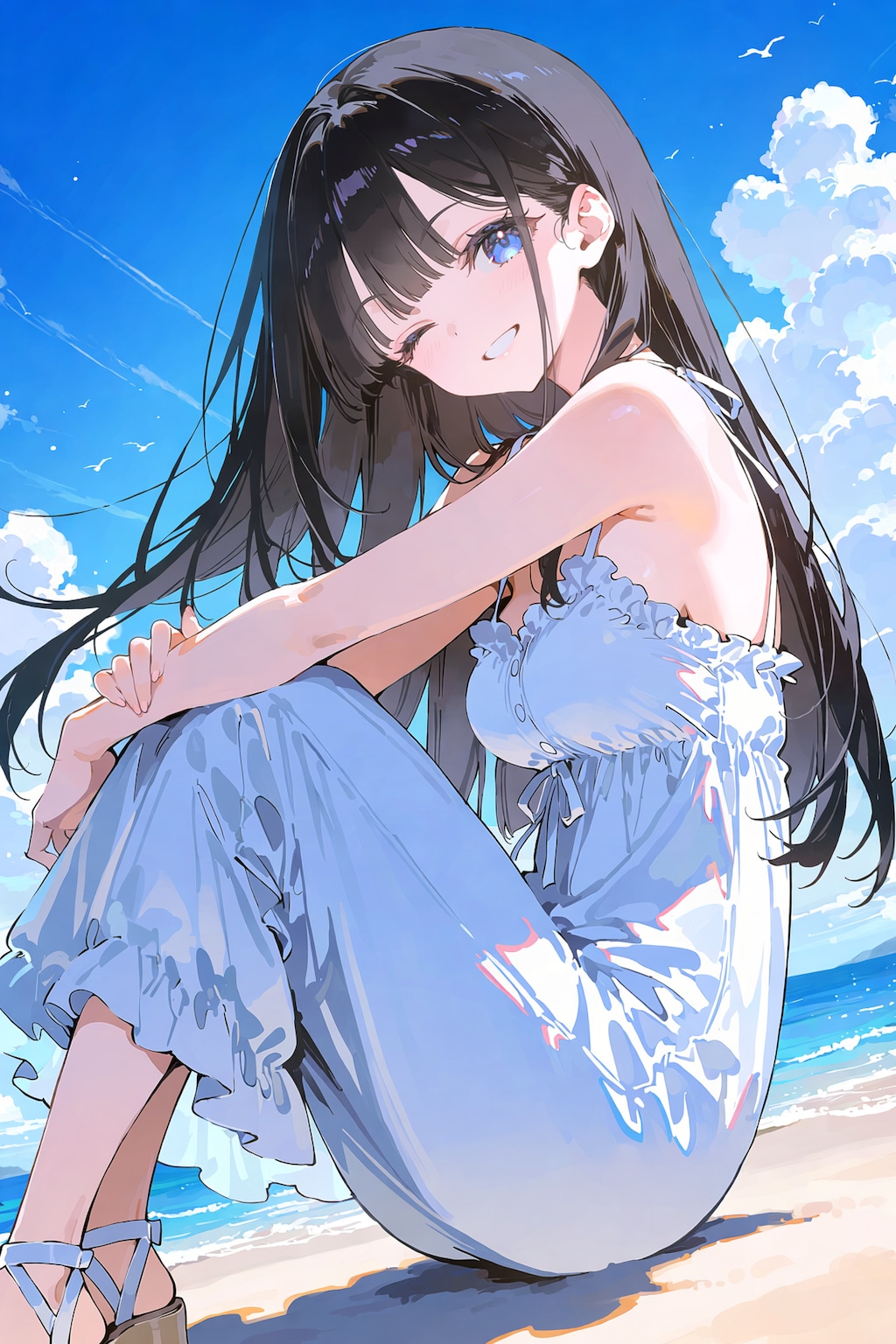 潮風と微笑み