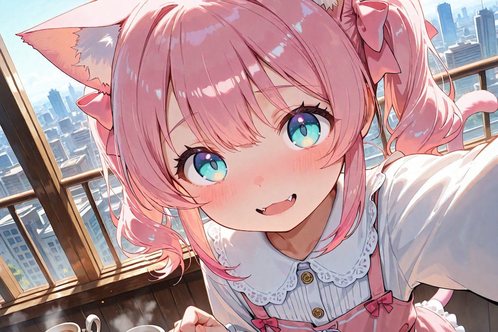 今日の猫耳ピンクちゃん
