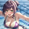 プールで運動！ 4枚目