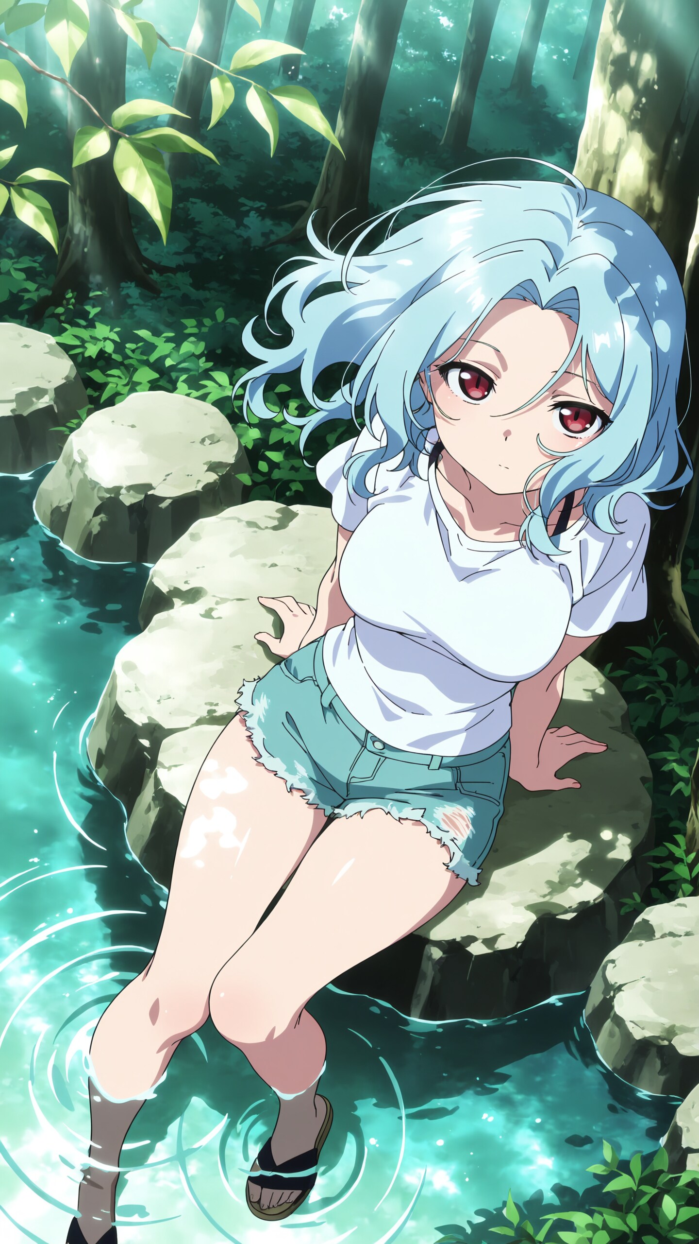 朝涼み