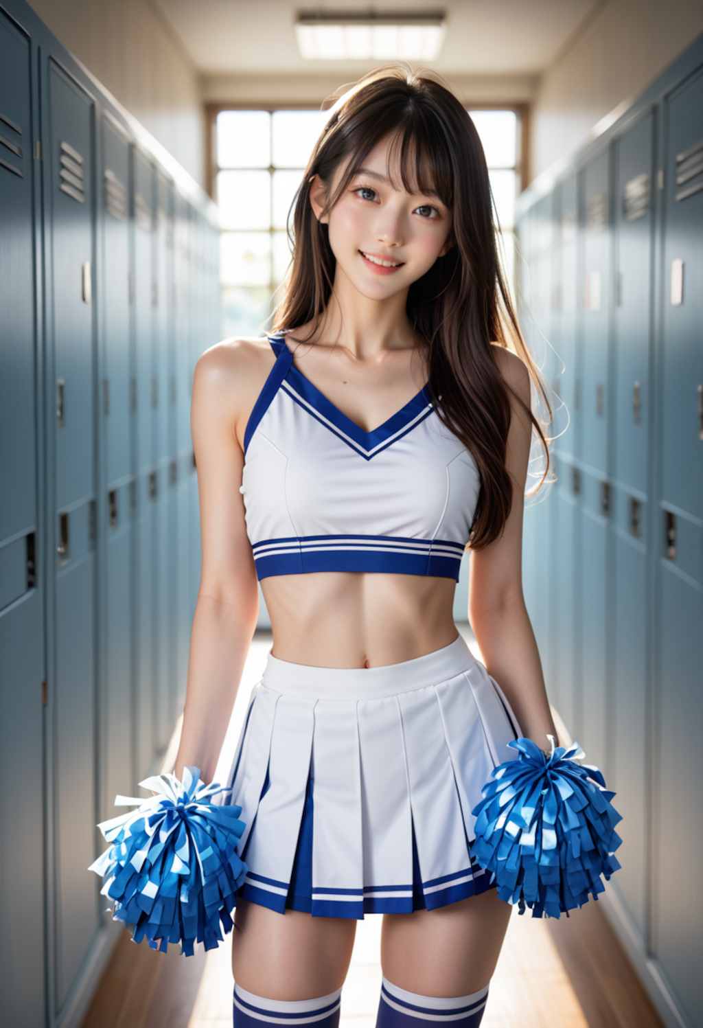 ロッカールームのチアガール13