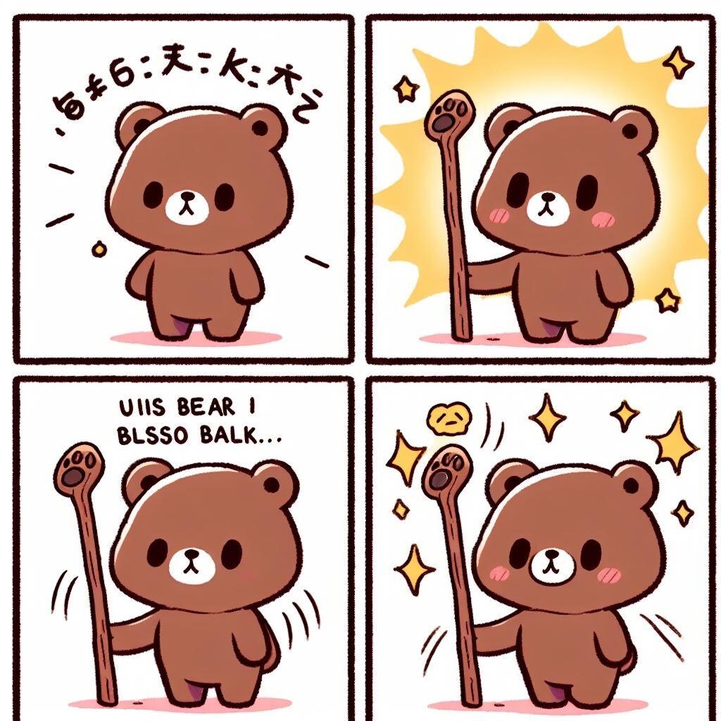 クマも歩けば