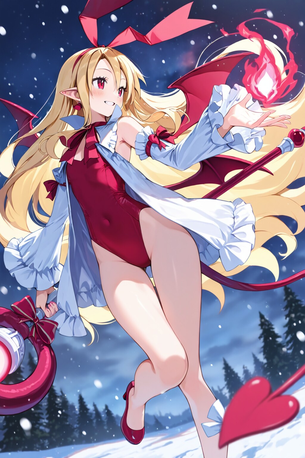 フロンと雪原