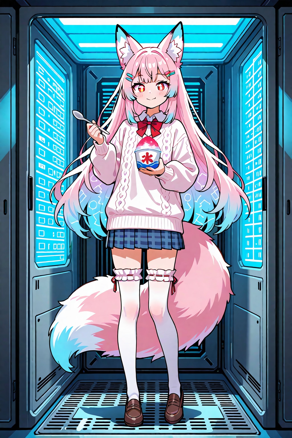 今日の狐耳娘
