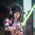 サイバーサムライちゃん (ani2real) 2枚目