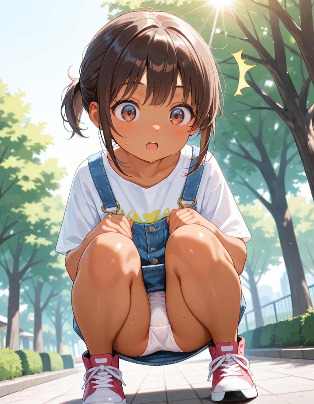 日焼け茶髪ちゃん