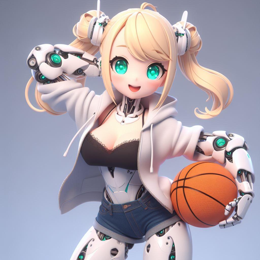 ロボットバスケットガール
