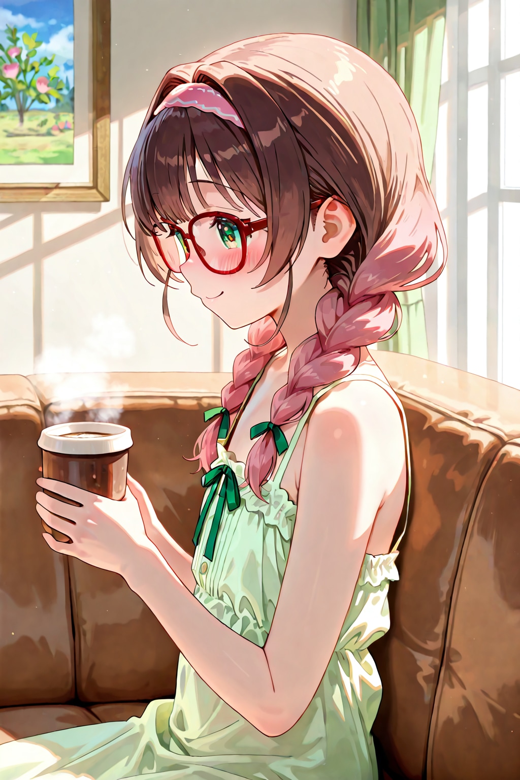ココアで一服 | の人気AIイラスト・グラビア