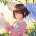 晴れた日のお洗濯 2枚目