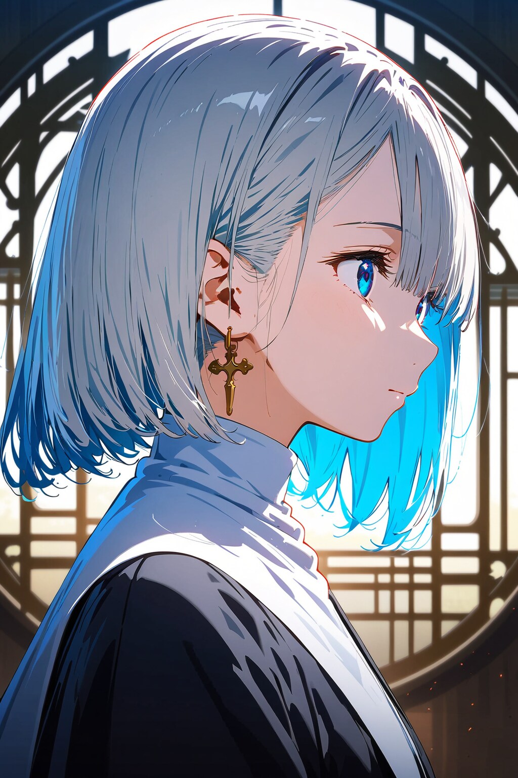 シスターの横顔 | の人気AIイラスト・グラビア