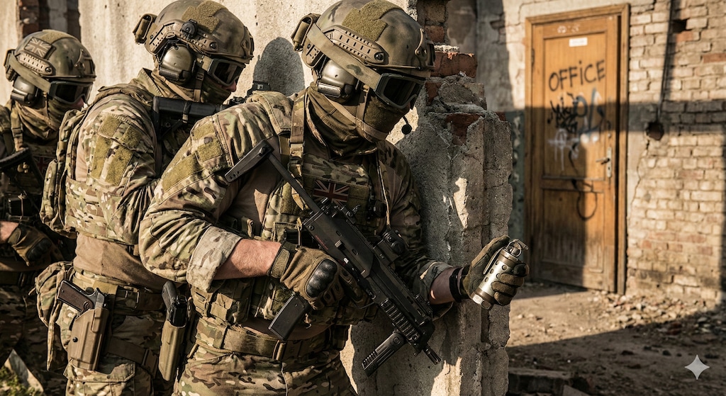 過去作再生成　ーイギリス陸軍特殊部隊【SAS】の作戦イメージ と思ってください。ー