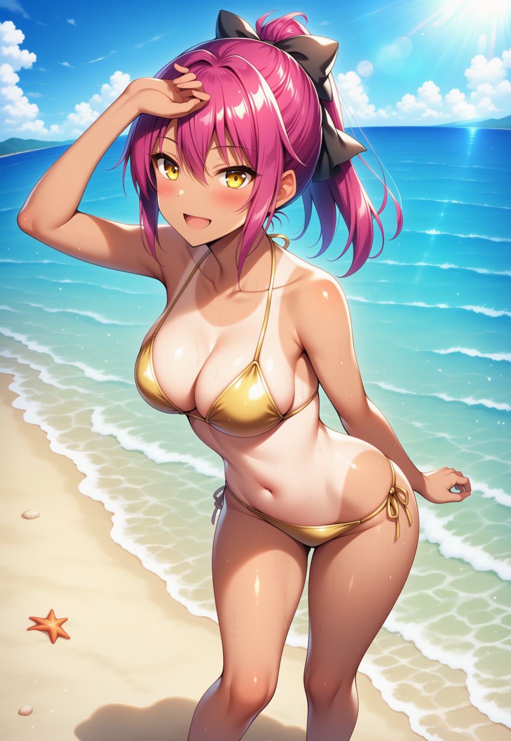 まぶし〜！でも最高の海日和かもっ！