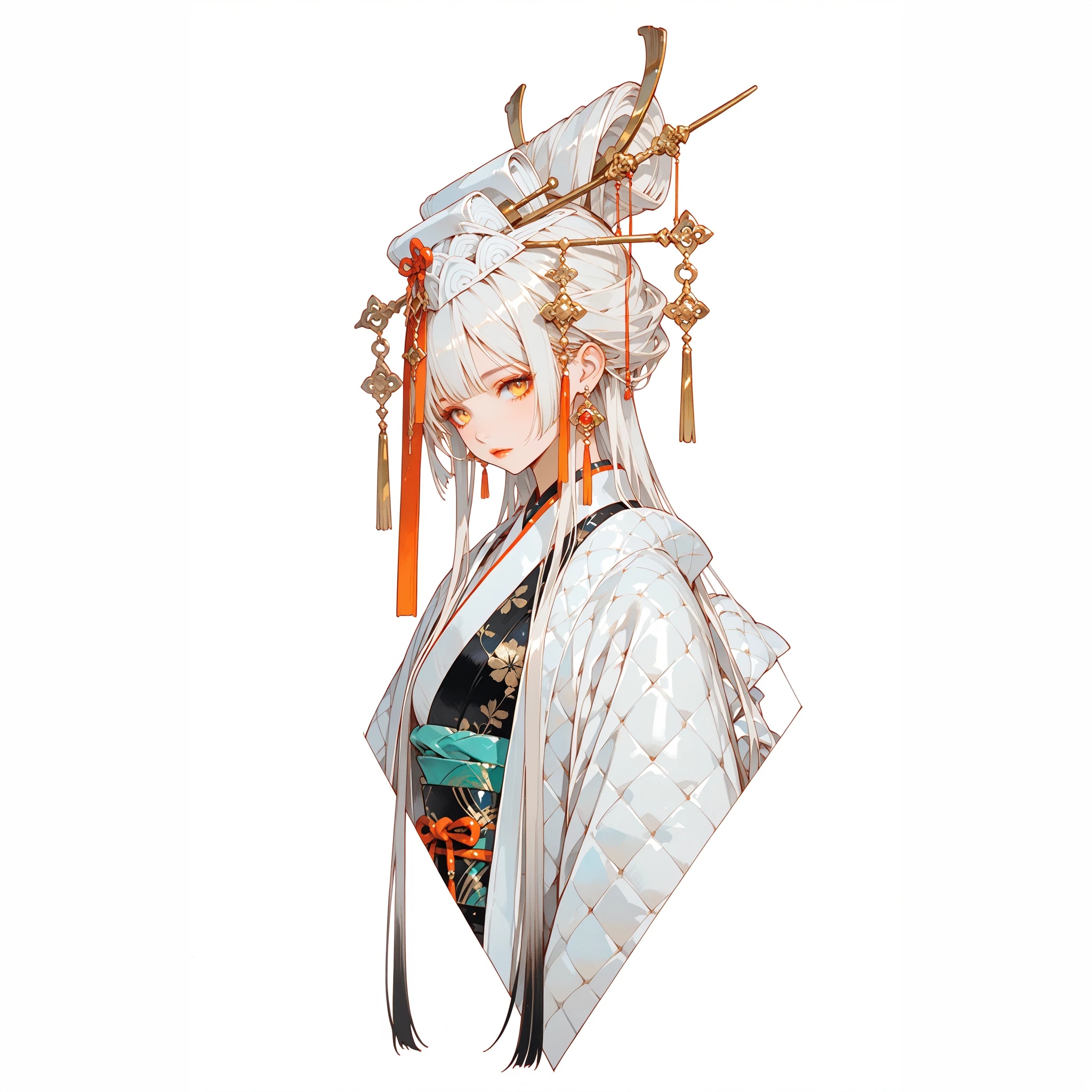 白髪 | の人気AIイラスト・グラビア