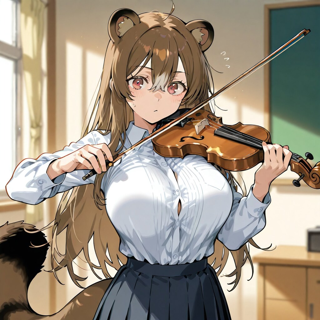 バイオリンたぬきちゃん