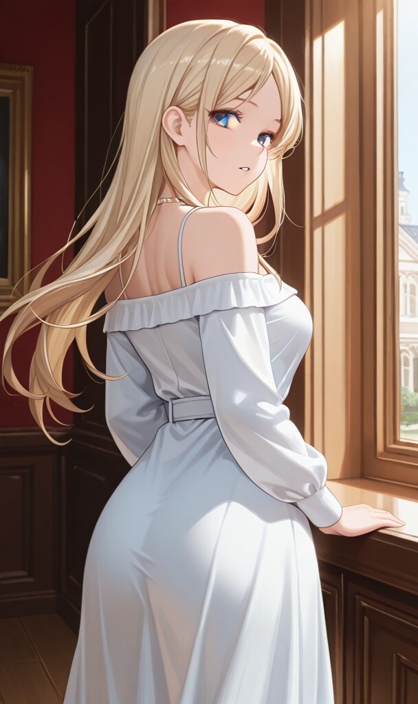 ドレスセンチ見返り美人 | の人気AIイラスト・グラビア