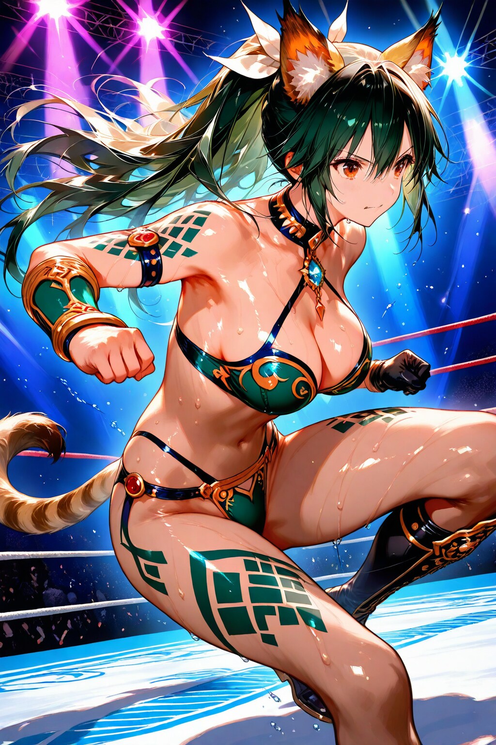 ケモ耳プロレスラー