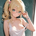 金髪眼鏡の女の子 4枚目