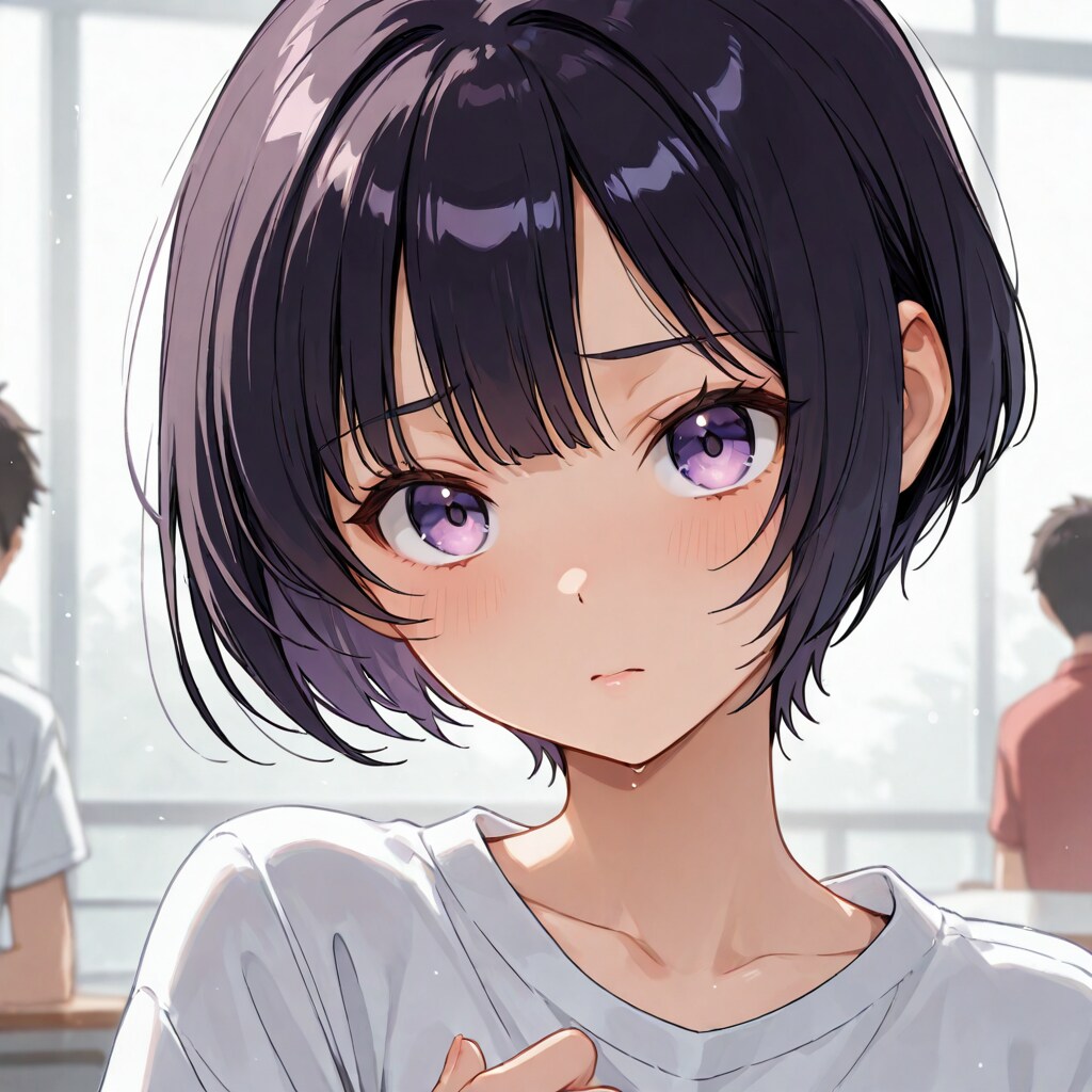 黒髪ショートの女の子