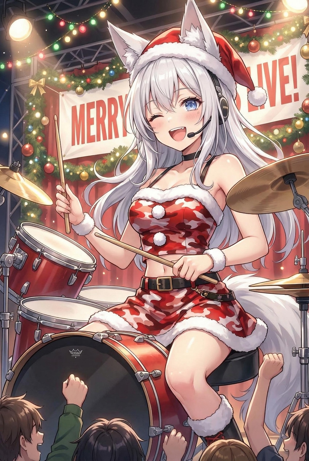 ちちぷいフレンズ大忘年会グランドフィナーレ🎶🐱🎸🐱🎸🐰🎹🐺🥁🎶