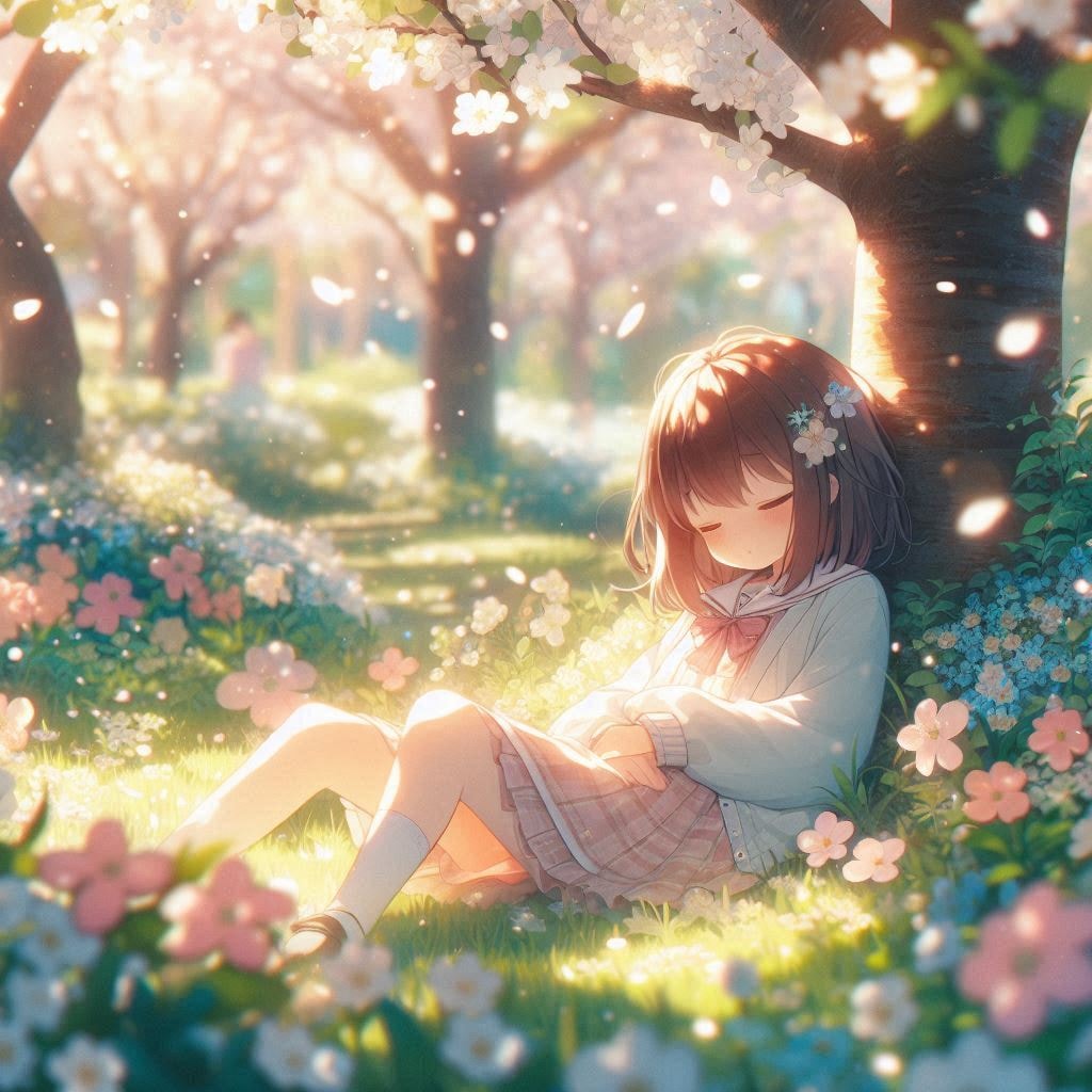 ひなたぼっこ(DALL-E)(3)