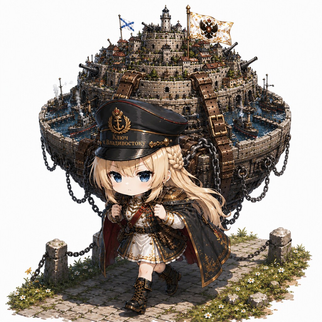 ロシア帝国旅順大要塞娘 クレポスト・ポルト・アルトゥール（愛称︰クレポ）