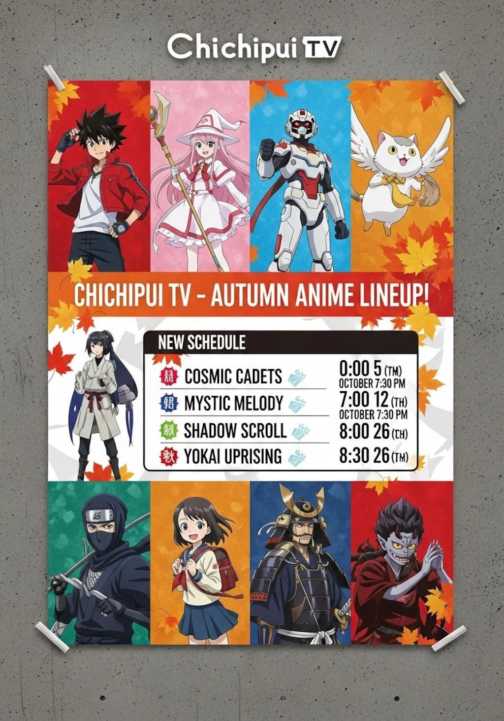 ちちぷいテレビ、秋の新番組