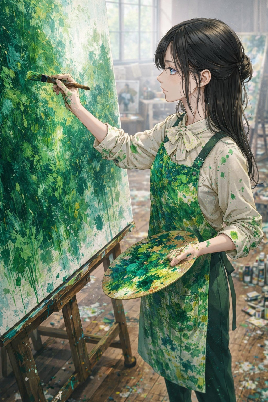 緑コーデ　ver.波夷羅ねず