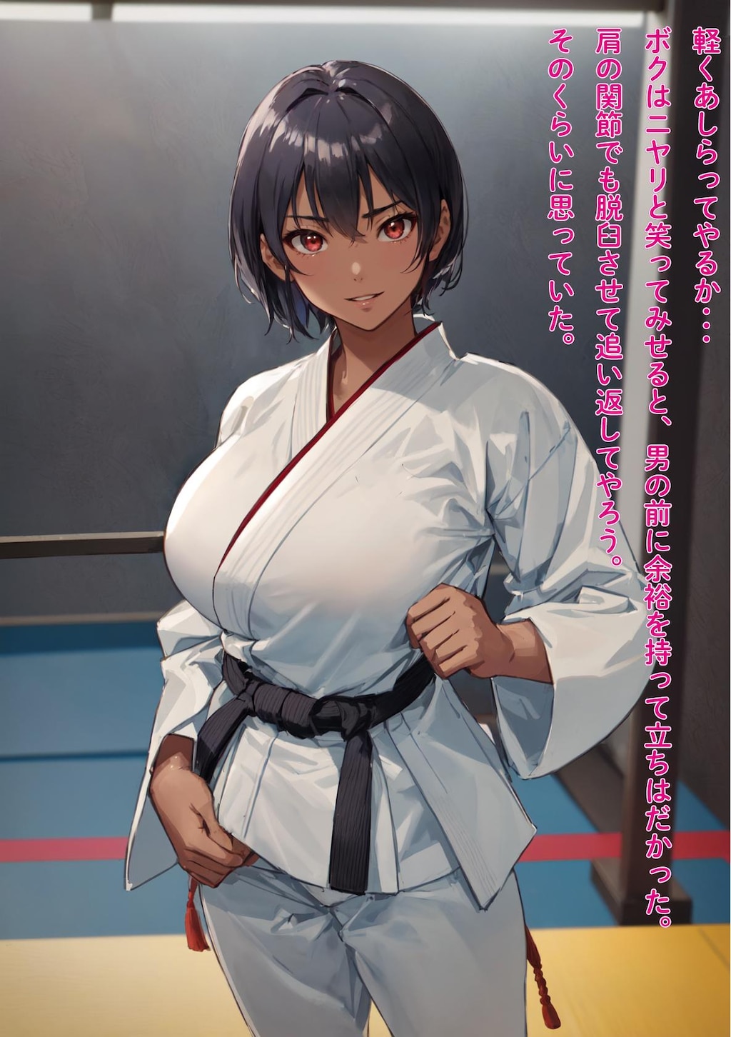 強い男にやられたい格闘女子のボクが、本当にめちゃくちゃやられた話 体験版02