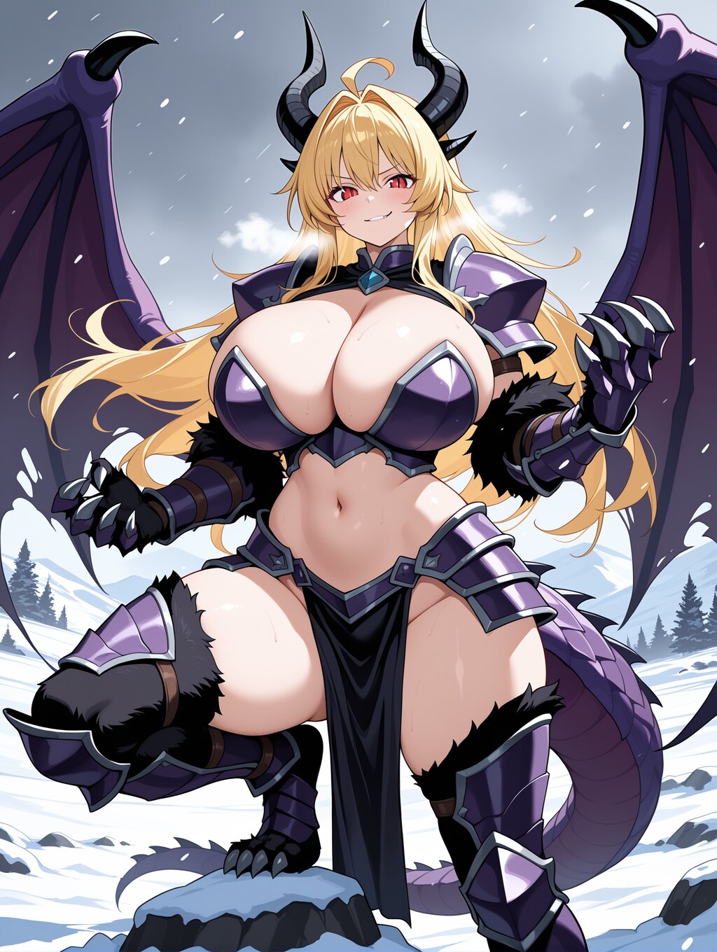 氷原の黒竜