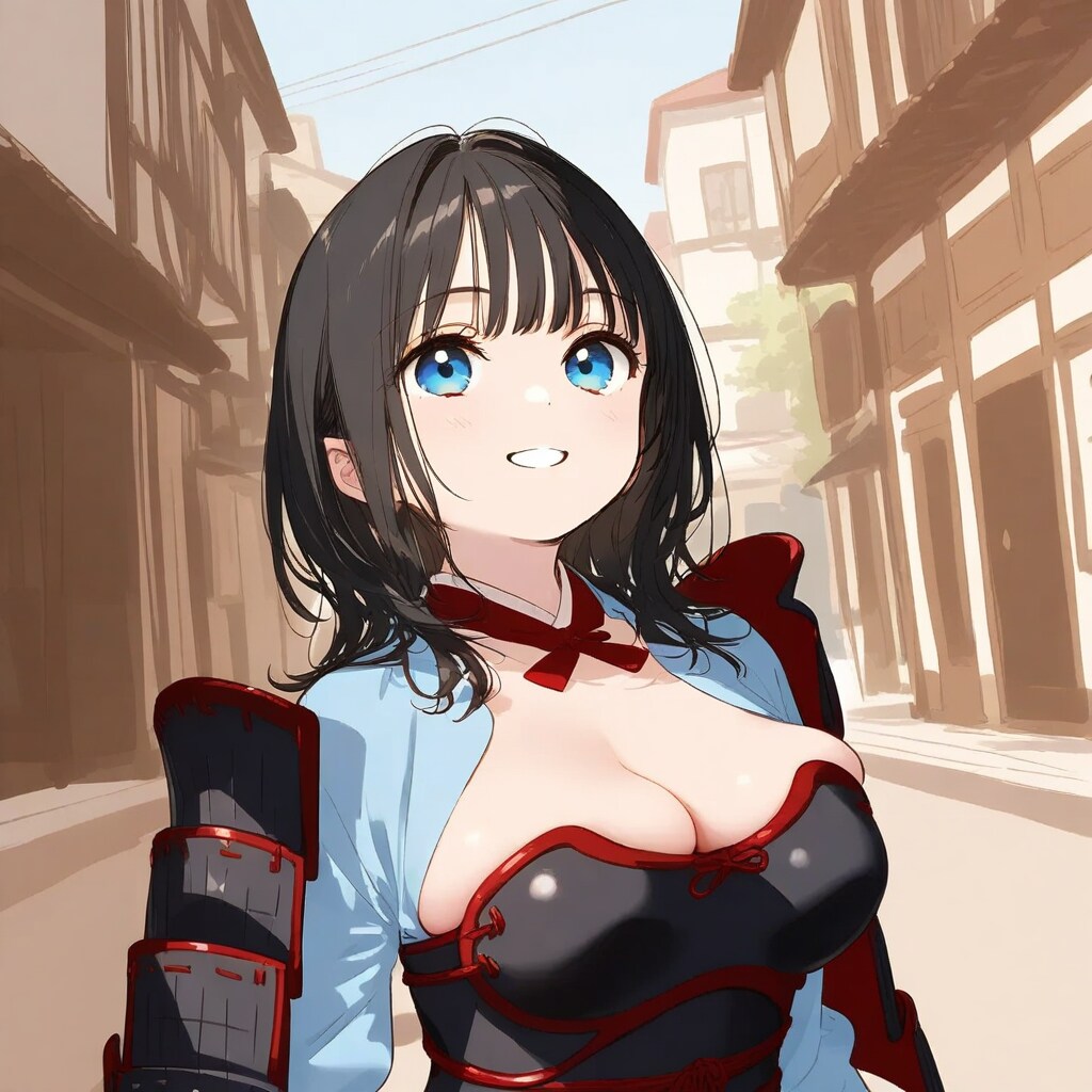 鎧姿の女に出会った